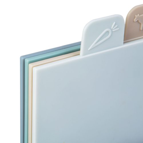 Bewello Vágódeszka készlet - műanyag - 29 x 22,3 cm - 4 db / csomag (BW1027)