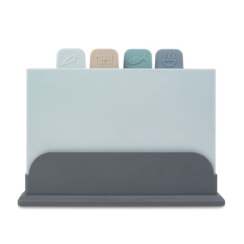 Bewello Vágódeszka készlet - műanyag - 29 x 22,3 cm - 4 db / csomag (BW1027)