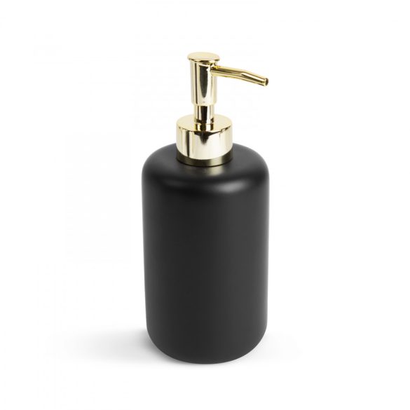 Bewello Kézi szappanadagoló - matt fekete / fényes arany (BW3020A)