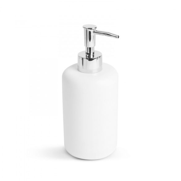 Bewello Kézi szappanadagoló - matt fehér / fényes ezüst (BW3021A)