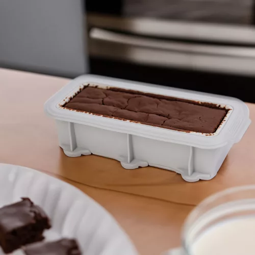 Bewello Szilikon sütőforma - püspökkenyér - 27,5 x 12,5 x 6,2 cm (57531G)