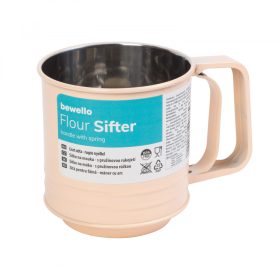 Bewello Liszt szita - rugós - 15,5 x 10 x 13,2 cm (57544P)