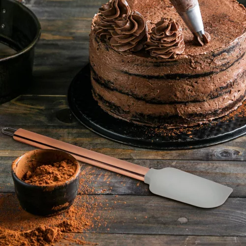 Bewello Szilikon spatula rozsdamentes nyéllel - 29 x 5,2 x 1 cm (57547G)