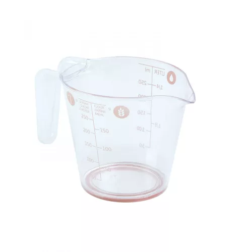 Bewello Mérőpohár - 250 ml - műanyag - 14 x 7,7 x 8,8 cm (57552P)