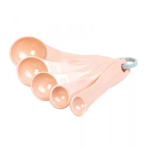 Bewello Mérőkanál szett - műanyag - különböző méretben - 5 db / csomag (57557P)