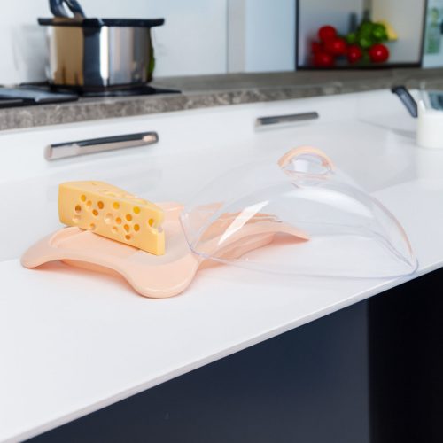 Bewello Sajttartó doboz - műanyag - 16 x 12,5 x 7,1 cm (57559P)