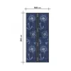 Garden of Eden Szúnyogháló függöny ajtóra -mágneses- 100 x 210 cm - horgonyos (11398S)