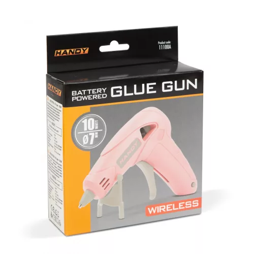 Handy Ragasztópisztoly - akkumulátoros, Type-C - 7 mm - 10 W - babarózsaszín (11100A)