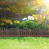 Garden of Eden Virágágyás szegély / kerítés - 16 x 15 cm - barna - 20 db / csomag (11468N)