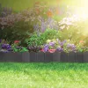 Garden of Eden Virágágyás szegély / kerítés - 15 x 14 cm - fekete - 20 db / csomag (11468P)