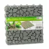 Garden of Eden Kerti járólap - kőmintás - műanyag - 29 x 29 cm - szürke - 4 db / csomag (11533B)