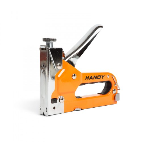 Handy Kézi tűzőgép szett kofferben - tűzőgép + 3 féle kapocs (10442B)