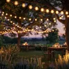 Smart szolár fényfüzér - 15 db fehér LED - állítható színhőmérséklet - 7,5 m - bluetooth (11743)