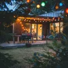 Smart szolár fényfüzér - 84+15 db RGB LED - 14,5 m - bluetooth (11748)
