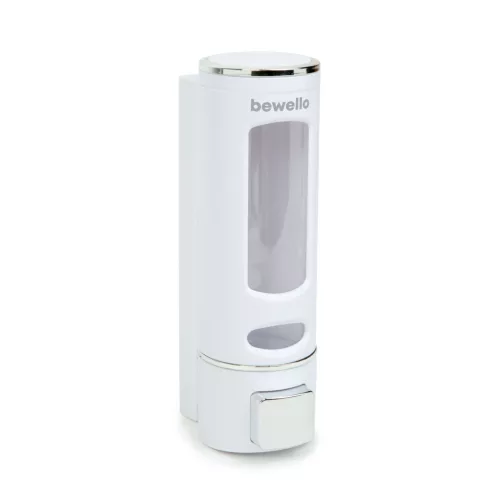 Bewello Szappanadagoló - kézzel működtethető - 400 ml - fali - fehér (51118A)