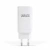 Delight Hálózati Adapter USB + Type-C PD45W gyorstöltéssel - fehér (55060)