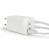 Delight Hálózati Adapter USB + Type-C PD45W gyorstöltéssel - fehér (55060)