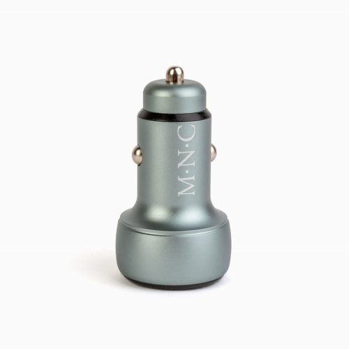 MNC Autós szivargyújtó adapter Type-C PD és USB aljzattal, gyorstöltéssel - feszültségkijelzéssel - 48W (55025B)