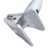 Handy Asztali LED lámpa - nagyítóval - csipeszes - fehér (10800)