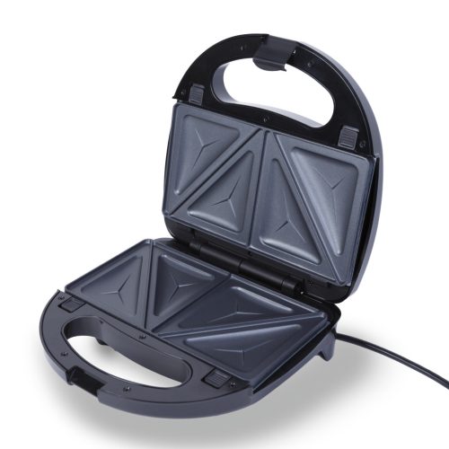 Bewello Szendvicssütő - 3 az 1-ben - 220-240V - 800W - ezüst/fekete (BW1024)