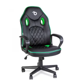   BeMaDa Gamer szék karfával - fekete / zöld - 71 x 53 cm / 53 x 47 cm (BMD1116GR)