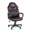 BeMaDa Gamer szék karfával - fekete / piros - 71 x 53 cm / 53 x 47 cm (BMD1116RD)