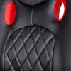 BeMaDa Gamer szék karfával - fekete / piros - 71 x 53 cm / 53 x 47 cm (BMD1116RD)