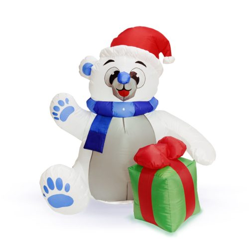 Family Felfújható jegesmedve - 120 cm - IP44 - 6 LED - 100 - 240 V (58067K)