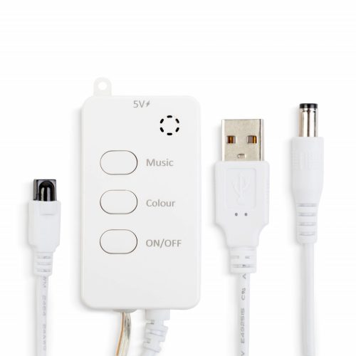 Garden Of Eden Smart fényfüzér - csillag - zene mód - USB - 25 RGB LED - 5 m - Bluetooth (58385)