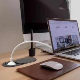   Delight Rejtett, beépíthető konnektor + USB + Type-C - "Slide it" technológiával (20463BK)