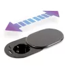 Delight Rejtett, beépíthető konnektor + USB + Type-C - "Slide it" technológiával (20463BK)