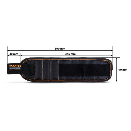 Handy Mágneses textil csuklópánt - 35 x 9 cm (10873B)