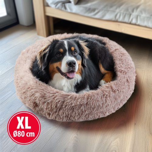 Yummie Kutyafekhely - kör - "XL" méret - 80 cm - világosbarna (60040C)