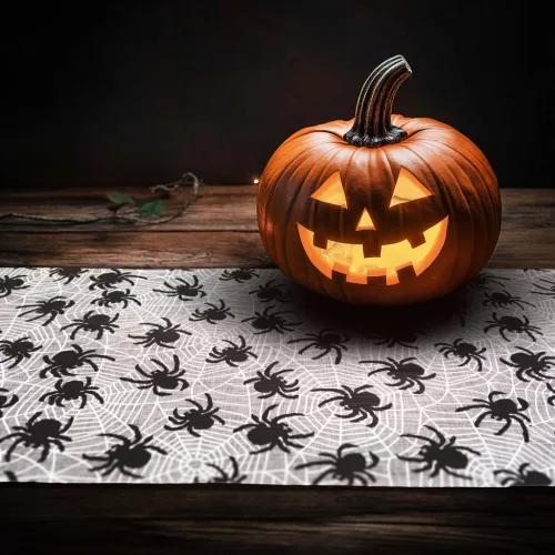 Family Asztalterítő futó - halloween-i motívumokkal - 180 x 28 cm (58204A)