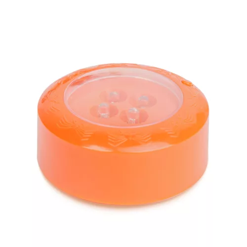 Family Halloween-i LED hangulatvilágítás - 4 színű LED - 2 x AAA - narancs - 77 x 35 mm (58177)