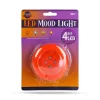 Family Halloween-i LED hangulatvilágítás - 4 színű LED - 2 x AAA - narancs - 77 x 35 mm (58177)