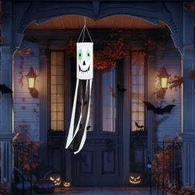   Family Halloween-i szélzsák dekoráció - szellem - fehér - 122 cm (56552B)