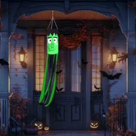   Family Halloween-i szélzsák dekoráció - Frankenstein - zöld - 122 cm (56552C)