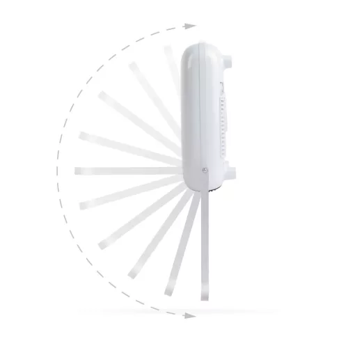 Bewello Fali hősugárzó törölközőtartóval - 800/2000W - 240V - fehér (BW2104)