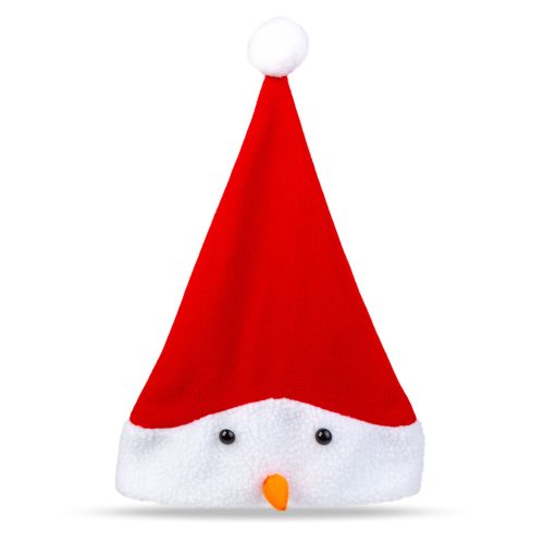 Family Karácsonyi mikulás sapka - Hóember mintával - 30 x 45 cm (58962)