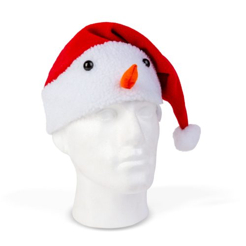 Family Karácsonyi mikulás sapka - Hóember mintával - 30 x 45 cm (58962)