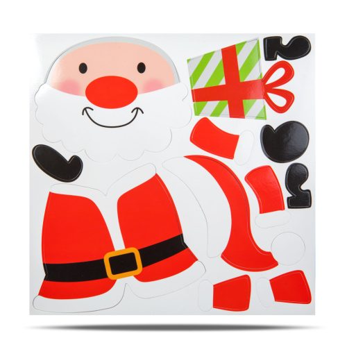 Family Karácsonyi hűtőmágnes - összeállítható Mikulás - 40 x 25 cm (58963A)