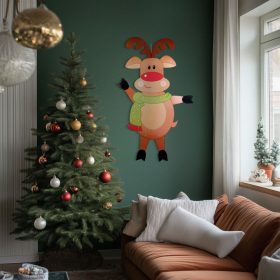   Family Karácsonyi dekoráció - rénszarvas - papír - 90 cm (58965C)