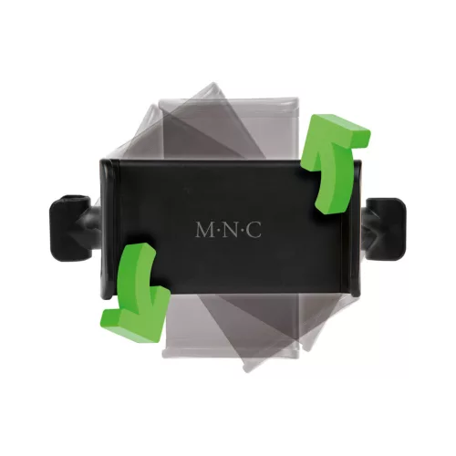 MNC Univerzális tablettartó fejtámlára - 18 x 7 x 12 cm - fekete (55009C)