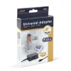Delight Adapter - Type-C - 65W - 5-20V - 1,8 m - fekete (55061)