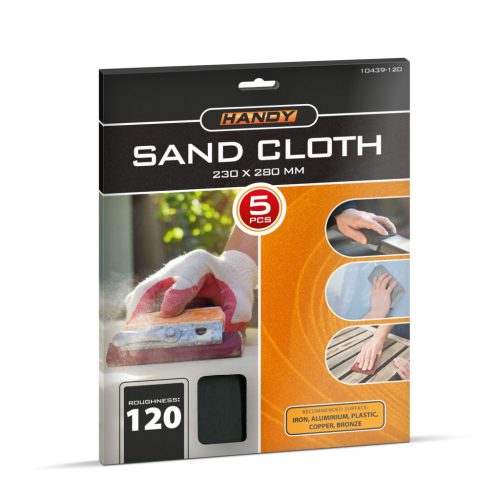 Handy Csiszolóvászon - 120-as - kék - 230 x 280 mm - 5 db / csomag (10439-120)