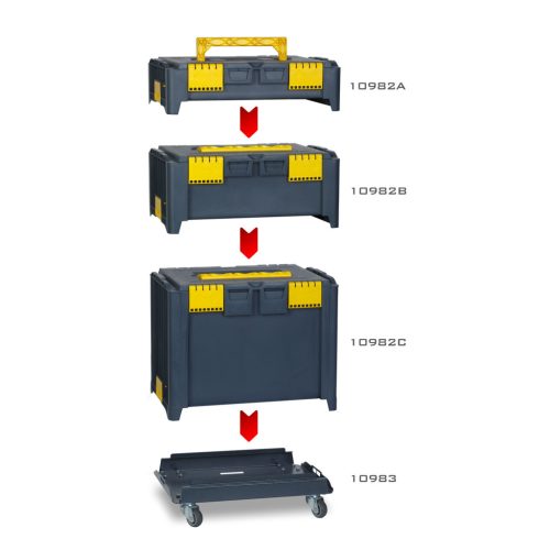 Handy Sorolható szerszámos táska - "S" méret - 468 x 338 x 148 mm (10982A)