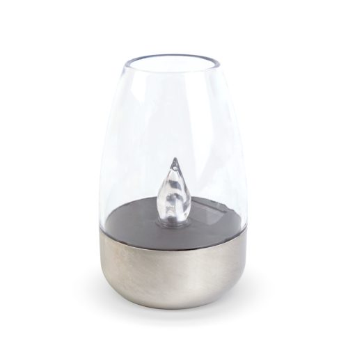 Garden Of Eden Szolár lámpa - gyertya - lángeffekt - 1 melegfehér LED - 6 x 9 cm (11776)