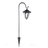 Garden Of Eden LED-es szolár lámpa - kandeláber - 80 cm - fekete - hidegfehér (11236B)