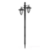 Garden Of Eden LED-es szolár lámpa - kandeláber - 137 cm - fekete - hidegfehér (11404B)
